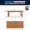 Flash Furniture Rectangle FarmTable, Antique, Rustic, Foldng, 96"x40", Wood, Wood Grain XA-F-96X40-GG - alternate 7